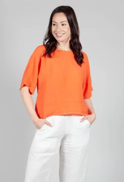 Abigi Top in Arancia