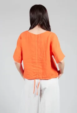 Abigi Top in Arancia