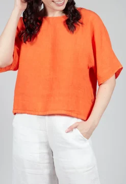 Abigi Top in Arancia
