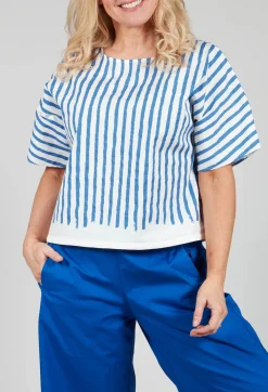 Abigi Top in Saphir