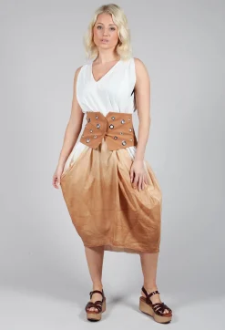Abito Still Dress in Cognac