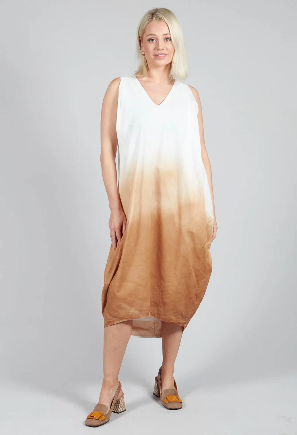 Abito Still Dress in Cognac