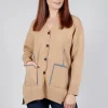 Active Cardigan in Beige