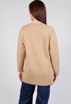 Active Cardigan in Beige
