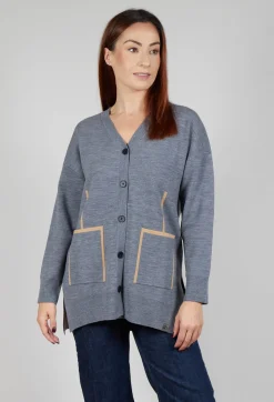 Active Cardigan in Grey
