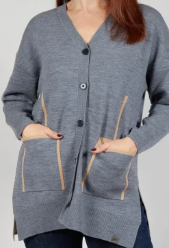 Active Cardigan in Grey
