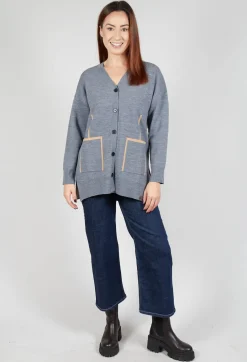 Active Cardigan in Grey