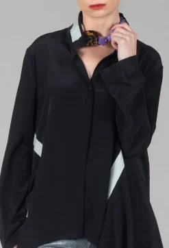 Adela Shirt in Black Speckle