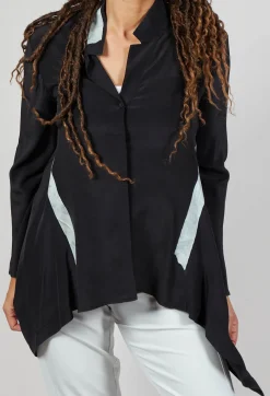 Adela Shirt in Black Speckle