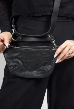 Adjustable Strap Bag in Black