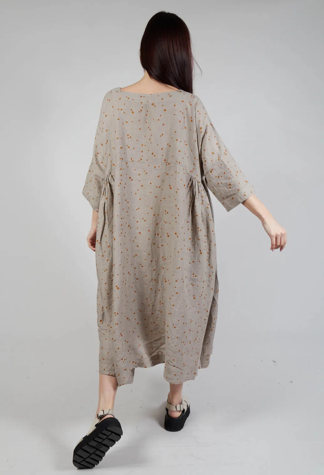 Affresco Ls Dress In Ambra