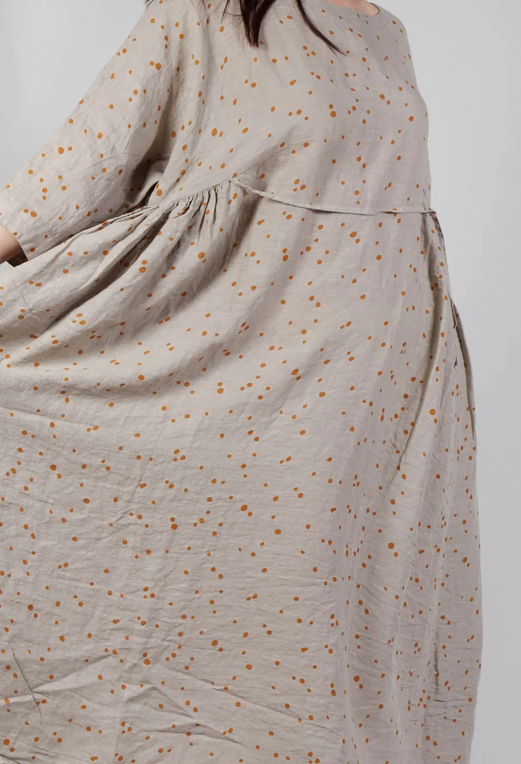 Affresco Ls Dress In Ambra