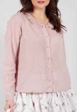 Agna Blouse in Pale Mauve