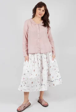 Agna Blouse in Pale Mauve