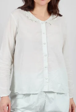 Agna Blouse in Soft Jade