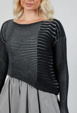 Agnes Jumper in Grigio Nero