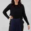 Agnes Jumper in Nero Blu