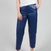 Ago Leather Trouser In Ink