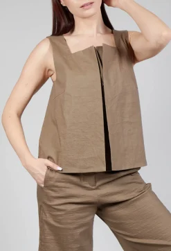 Ai Top In Khaki