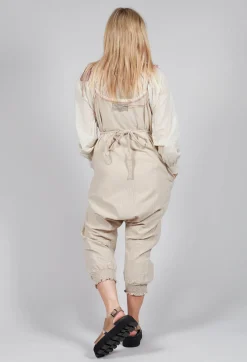 Alain Jumpsuit in Striped Linen
