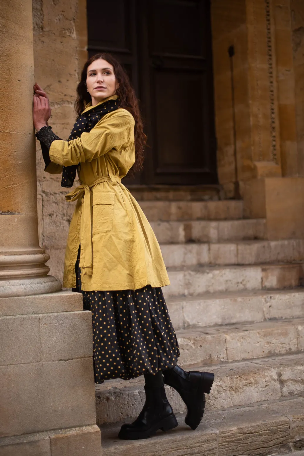 Alane Coat in Bronze