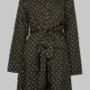 Alane Coat in Large Spot Bronze