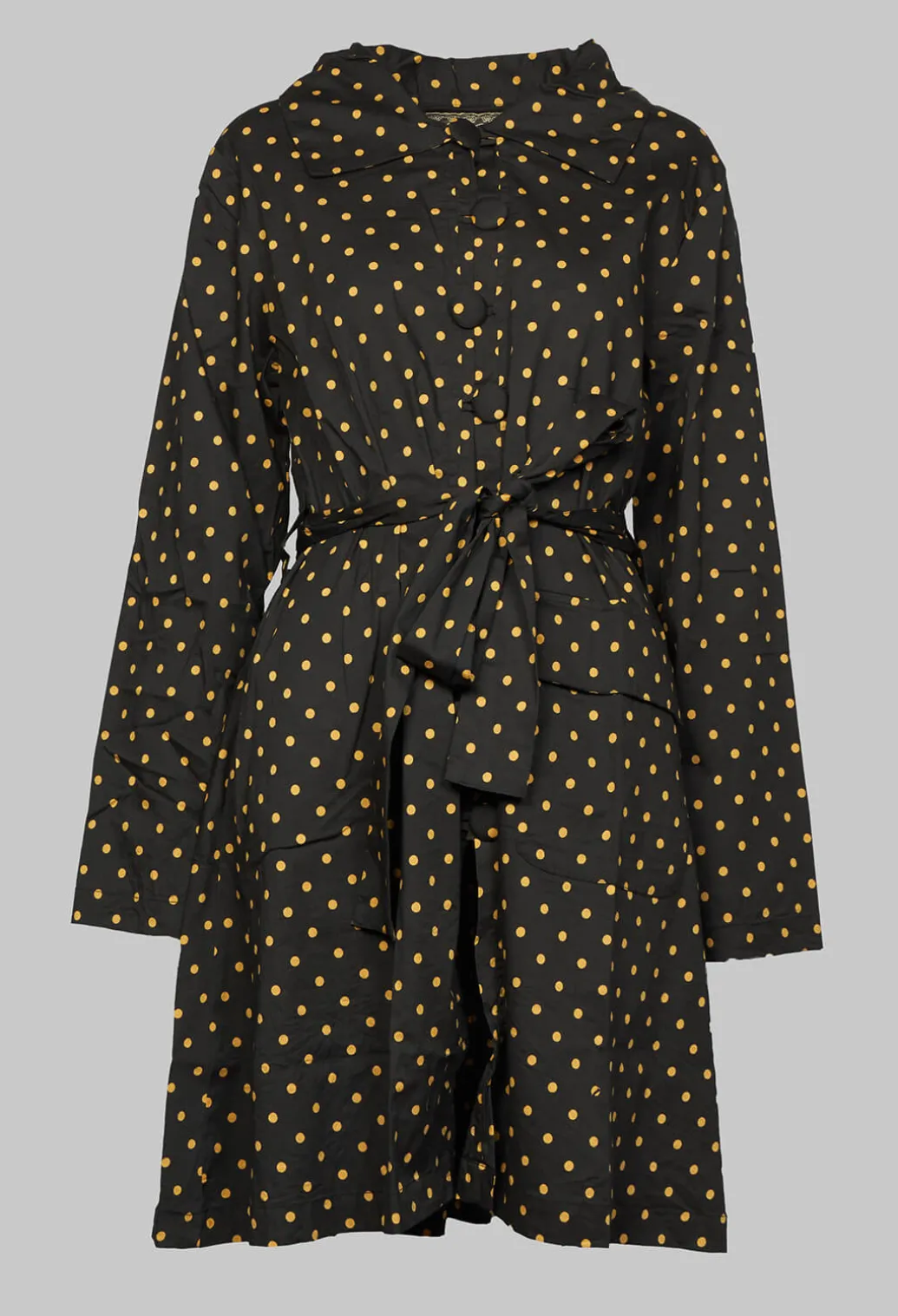 Alane Coat in Large Spot Bronze