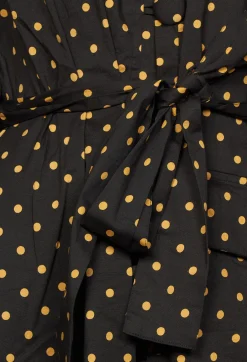 Alane Coat in Large Spot Bronze