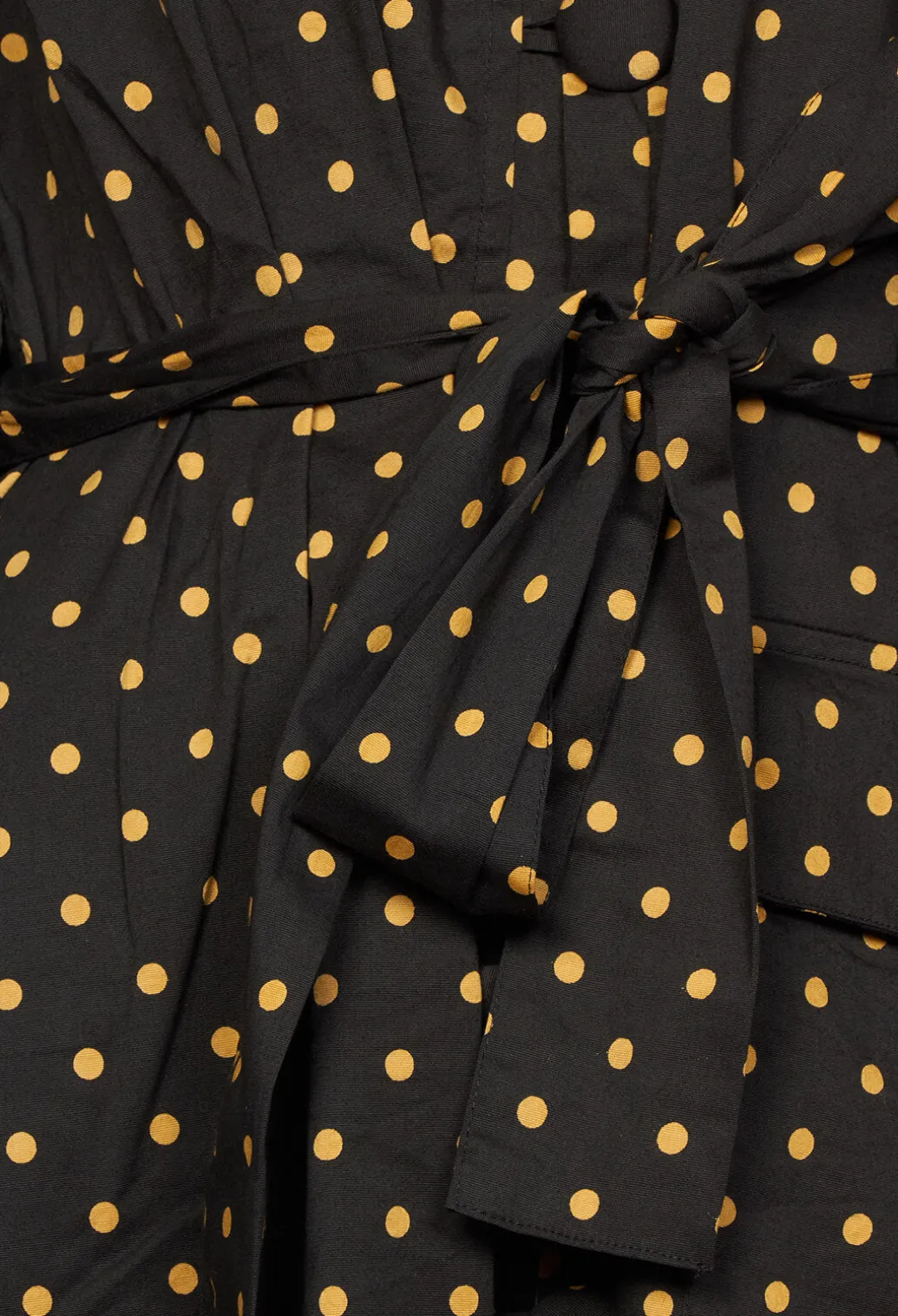 Alane Coat in Large Spot Bronze