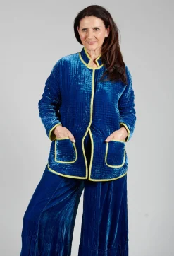 Aldina Pomegranate Jacket in Lapis