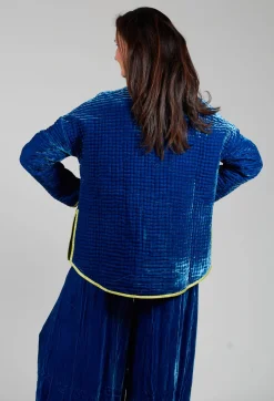Aldina Pomegranate Jacket in Lapis