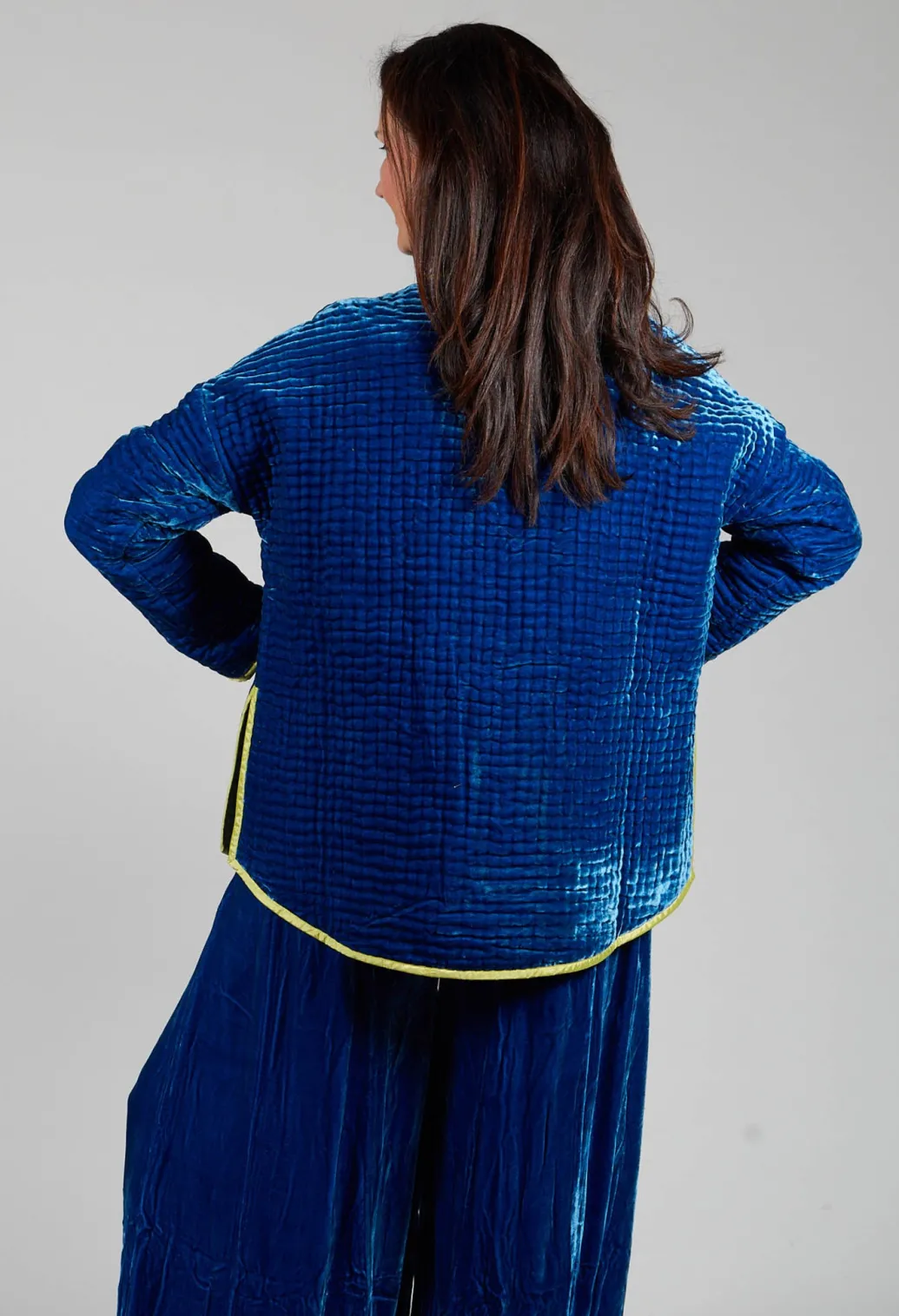 Aldina Pomegranate Jacket in Lapis