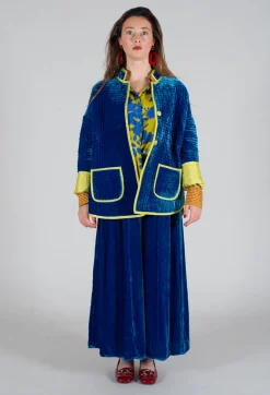 Aldina Pomegranate Jacket in Lapis