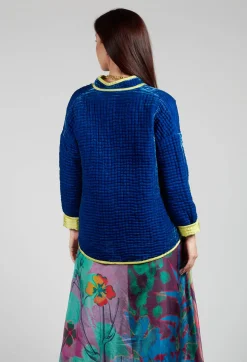 Aldina Pomegranate Jacket in Lapis