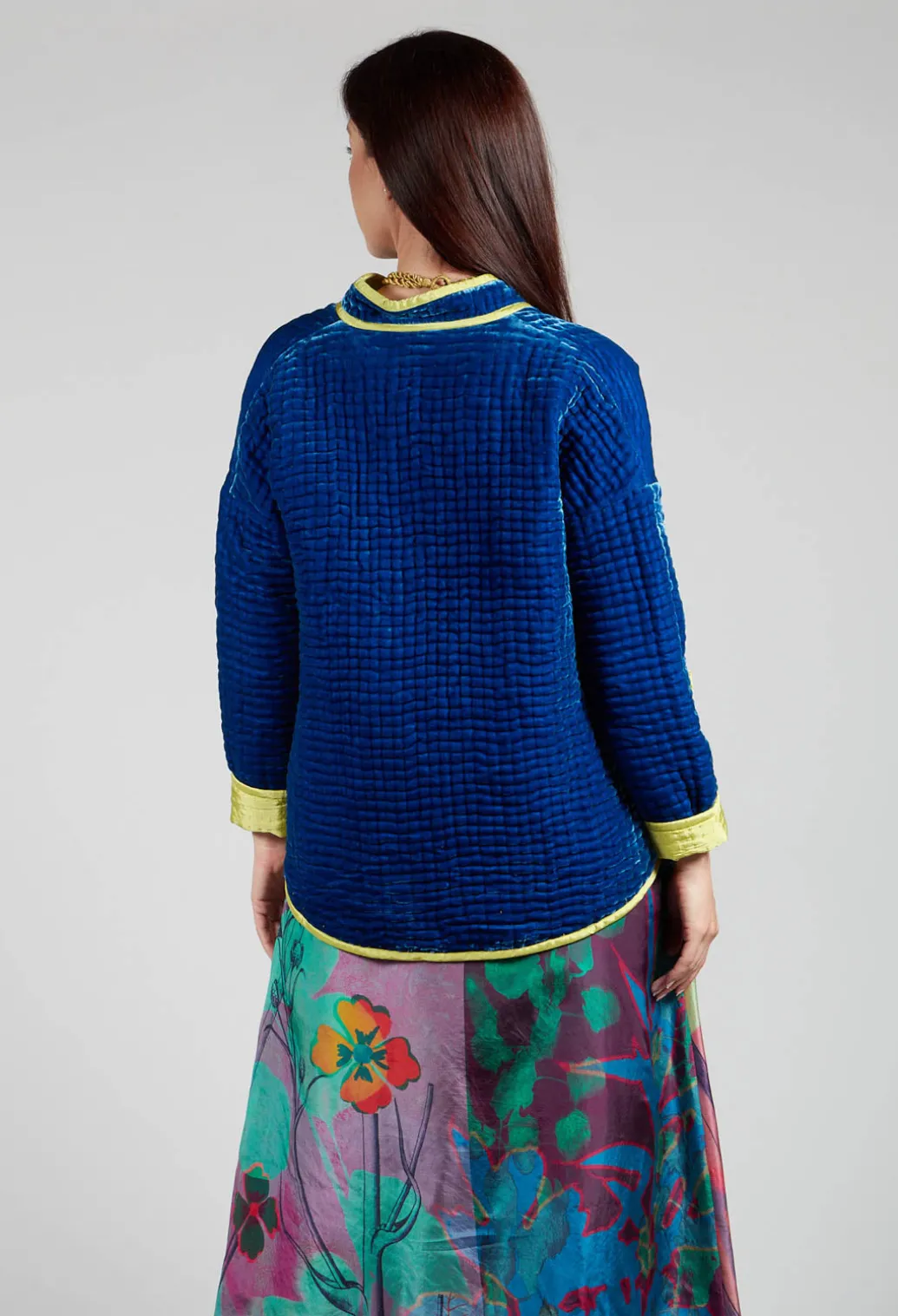 Aldina Pomegranate Jacket in Lapis