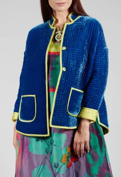 Aldina Pomegranate Jacket in Lapis