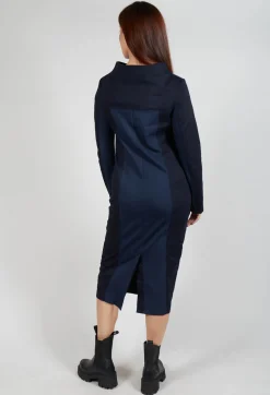 Alim Dress in Navy