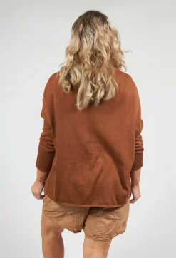 A-Line Cardigan in Pottery