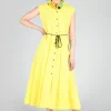 A-Line Dress in Sunflower