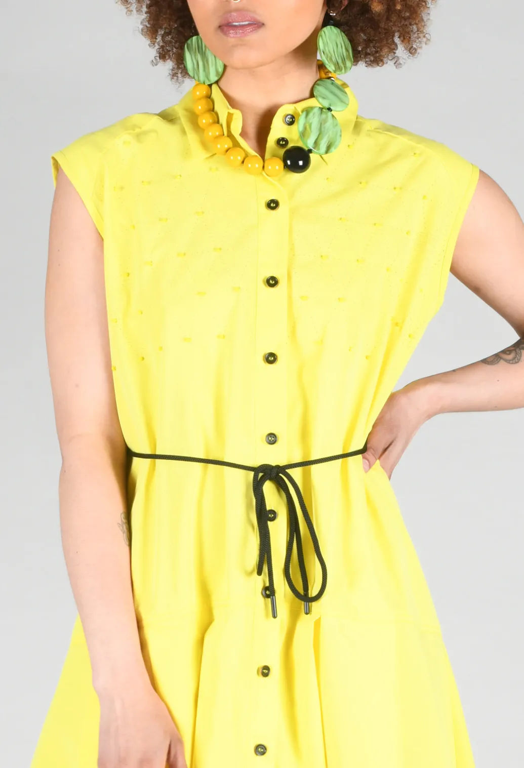 A-Line Dress in Sunflower