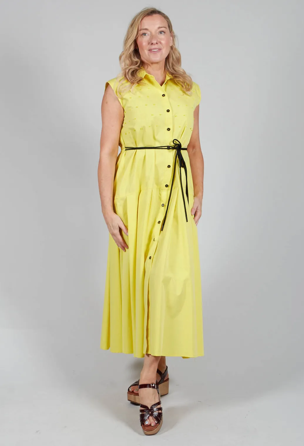 A-Line Dress in Sunflower