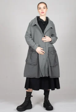 A-Line Jacket with Feature Pockets in Rock