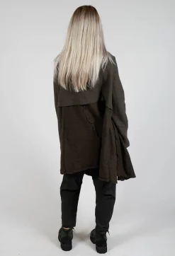 A-Line Jacket with Feature Pockets in Jungle