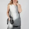 A-Line Linen Top in Asteroid Pigment (Pictured in Moon Pigment)