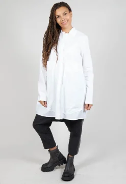 A-Line Shirt in White