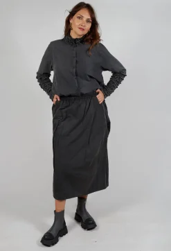 A-Line Skirt in Pewter