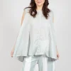 A-Line Sleeveless Top in Grey Cloud