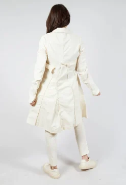 A-Line Structured Coat in Greige