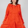 A-Line Structured Jacket in Mandarine