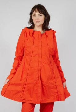 A-Line Structured Jacket in Mandarine